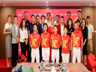Đội tuyển Golf Quốc gia sử dụng thương hiệu thời trang Việt đi thi đấu Sea Games 32