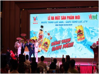 Thương hiệu VINUT và Trang Việt Anh ra mắt sản phẩm nước tăng lực IADL và cafe tăng lực J79
