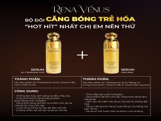 Bộ sản phẩm dược mỹ phẩm Rena Venus cho làn da mịn màng căng bóng