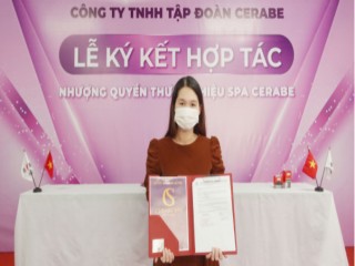 Lễ ký kết hợp tác toàn diện giữa Chuỗi nhượng quyền thương hiệu Spa Cerabe và Chủ Spa Nguyễn Thị Mơ