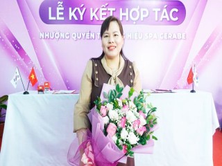 Lễ ký kết hợp tác giữa Chuỗi nhượng quyền thương hiệu Spa Cerabe và Đại lý Nguyễn Thị Ngọc