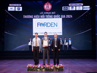 Sơn Forden vinh dự nhận giải thưởng “Top 10 Thương hiệu nổi tiếng Quốc gia 2024”