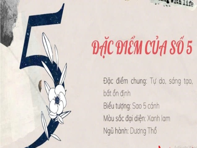 Thần số học số 5: Biểu tượng chính của tự do và thay đổi