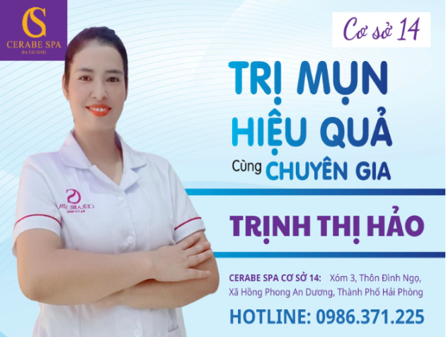 Điều trị mụn chuẩn y khoa bởi chuyên gia Cerabe Trịnh Hảo