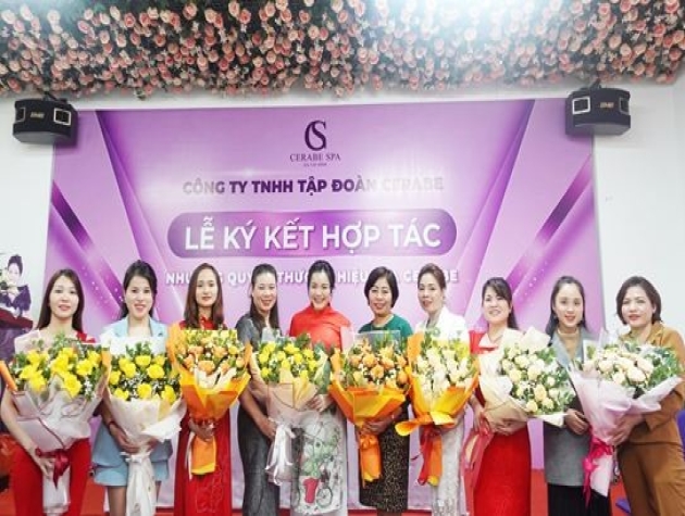 CERABE KÝ KẾT HỢP TÁC VỚI 9 TÂN CHỦ SPA